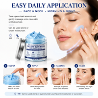 Hydratant naturel pour le visage et le corps, raffermissant, anti-âge, vitamine E, miel de Manuka, peptides de cuivre, GHK-Cu, suif de bœuf, baume bleu, blanchissant