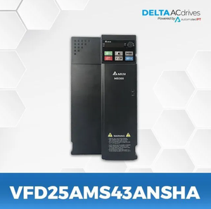 Delta MS300 VFD25AMS43ANSHA อินเวอร์เตอร์สามเฟส 380~480V 11KW 15HP VFD - Product Image 1