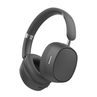 Casque sans fil ANC tendance v5.4 avec haut-parleur de 40 mm, coussinets super doux pour la maison, le bureau, les voyages, charge rapide
