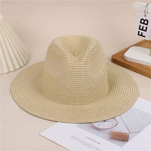 Beach Travel Outdoor Vacation Wide Brim <b>Sun</b> <b>Hat</b> Fashion Cowboy Straw <b>Hat</b> for <b>Men</b> and Women - Product Image 1