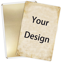 Plaques métalliques vierges en aluminium personnalisées pour la sublimation et la sérigraphie, panneaux métalliques, panneaux en étain – Vente en gros