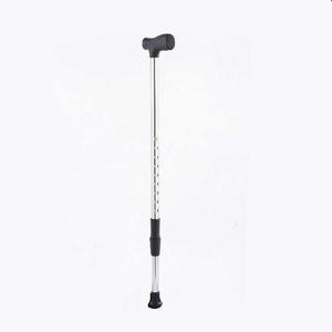Stainless Steel Retractable <b>Cane</b> With Locking Mechanism Adjustable Height 43.3in For Elderly Walking Aid - Product Image 4