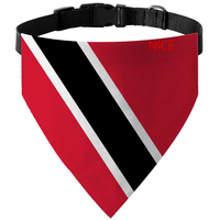 Bandana triangulaire personnalisé avec drapeau national de Kosrae, collier réglable et anneau en D pour concours et décoration d'animaux de compagnie