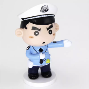 Figuras de Acción de PVC de la Policía, Serie 'Pequeños Policías', Set de Soldados, Accesorios Creativos para Coche y Escritorio, Modelos de Anime para Niños - Product Image 1