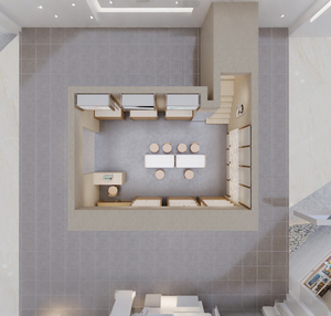 ออกแบบตกแต่งภายในร้านแว่นตาสมัยใหม่แบบ 3 มิติ ตู้โชว์แว่นตาไม้ เฟอร์นิเจอร์ร้านแว่นตาสำหรับการปรับปรุงร้านค้า - Product Image 5