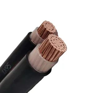 Medium Voltage 6/10KV Three core copper conductor XLPE insulated Steel Wire armoured PVC sheathed power cable