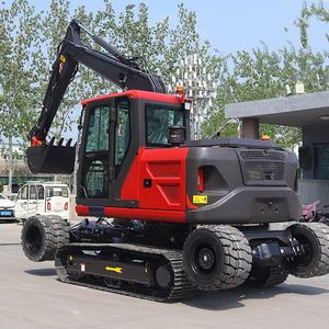 Maquinaria de Movimiento de Tierras de Rendimiento Estable, Excavadoras de Ruedas de 9 Toneladas con Sistema Rexroth - Product Image 6