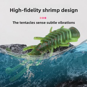 Señuelo Artificial Flotante <span class=keywords><strong>de</strong></span> Larva <span class=keywords><strong>de</strong></span> Camarón Suave Aotuo, Señuelo para Pescar Perca, <span class=keywords><strong>Pez</strong></span> Mandarín, Pesca en Agua Dulce - Product Image 3