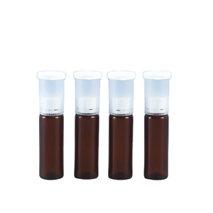 Flacone in Plastica PET Ambrato a Doppio Contenitore per Liquidi Orali, Grado Alimentare, con Tappo Antimanomissione per Medicinali Liquidi - Product Image 5