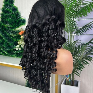 วิกผมลอน SDD 5*5 แบบ Bouncyr Curl คุณภาพ Super Double Drawn ผมแท้ 100%  ลอนใหญ่เด้งดึ๋ง  ความหนาแน่นเต็มพิกัด - Product Image 5