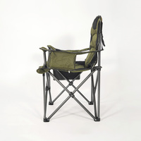 Fauteuil pliant en fer de style moderne, tissu Oxford léger pour l'utilisation en jardin, en extérieur, en camping, meubles
