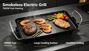 Grill électrique coréen multifonction grande capacité avec plaque en aluminium pour <span class=keywords><strong>raclette</strong></span> et barbecue domestique - Product Image 4