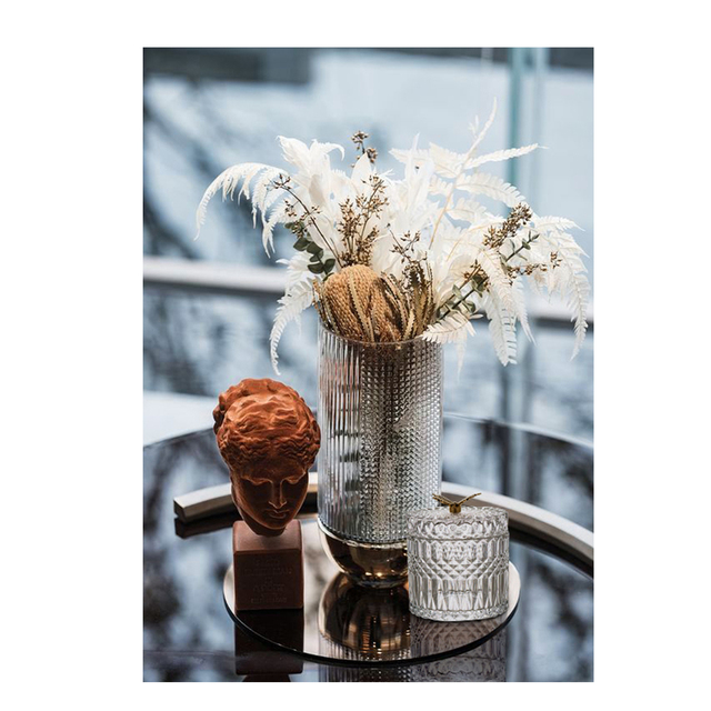 New Fashion Luxury Living Room Desktop Decoration Set Simple Modern Model Room Accessories Vase