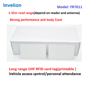 개인 주차 접근 제한을 위한 <span class=keywords><strong>UHF</strong></span> <span class=keywords><strong>RFID</strong></span> <span class=keywords><strong>PVC</strong></span> 카드 꼬리표 860-960mhz EPC Gen 2 장거리 방수 접근 제한