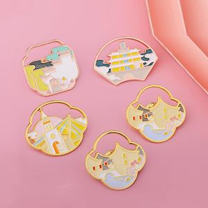 Logo personalizzato di alta qualità 3D smalto massonico da <span class=keywords><strong>Scout</strong></span> ala cappellano guardia di sicurezza distintivo in metallo - Product Image 6