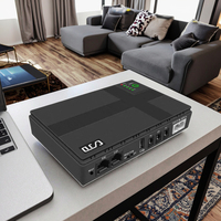 UPS Mini Portabel 18W Fase Tunggal 10400mAh Poe 15V/24V Daya Cadangan untuk Router WiFi