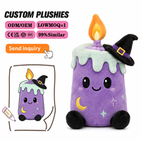 Fabricant de jouets en peluche fantômes d'Halloween sur mesure, OEM, poupée en peluche personnalisée, conception de peluche sur mesure, faible MOQ, service de personnalisation