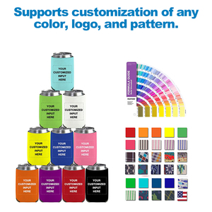 Cá nhân cách điện 12oz Có thể mát tay áo bia di động chai mát bọt Neoprene có thể tay áo với biểu tượng tùy chỉnh - Product Image 5