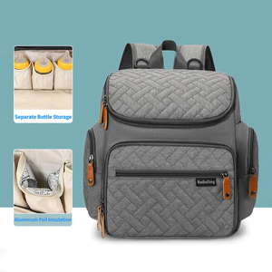 Bolsas de Pañales de Alta Calidad para Mamá, <span class=keywords><strong>Mochila</strong></span> de Pañales Personalizada, Bolsa de <span class=keywords><strong>Maternidad</strong></span> Impermeable de Gran Capacidad, <span class=keywords><strong>Mochila</strong></span> de Viaje para Mamá - Product Image 2