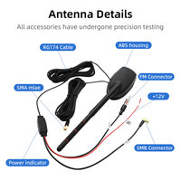 Antenne GPS pour voiture à polarisation verticale 28dBi, haute qualité, fourniture directe d'usine, amplificateur de signal radio pour véhicule personnalisable