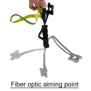 중국어 새총 촬영 새총 야외 사냥 플랫 고무 밴드 손목 지원 디럭스 접이식 슬링 샷 - Product Image 4
