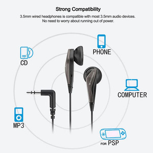 Venta al por mayor Original In-Ear MX375 Auriculares de tipo plano Auriculares estéreo Auriculares de graves profundos para <span class=keywords><strong>Sennheiser</strong></span> IPHONE SAMSUNG - Product Image 3
