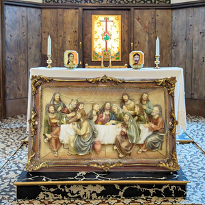 Globo d'<span class=keywords><strong>Acqua</strong></span> con Statua 3D dell'Ultima Cena, 42 Pollici, Nuovo Design in Resina Durevole, Decorazione Natalizia per Casa, Regalo, Set Presepe - Product Image 3