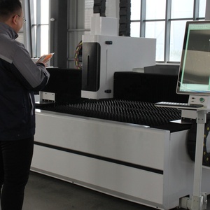 Máy khắc laser <span class=keywords><strong>CNC</strong></span> cao cấp giường thép 4020 để cắt chính xác vật liệu kim loại nặng - Product Image 6