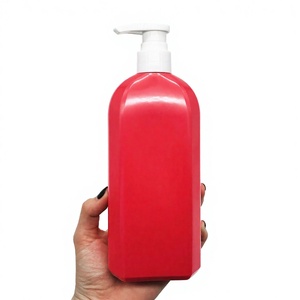 Bouteilles de lotion et de shampoing plates personnalisées en PE de 300 ml, 500 ml, 800 ml, imprimées à l'écran et estampées à l'or pour les cosmétiques - Product Image 5