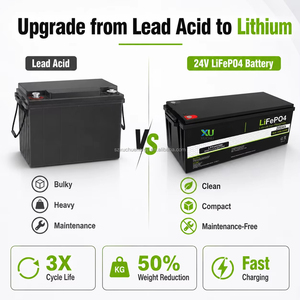 Sistem Penyimpanan Energi Surya LiFePO4 XU 12.8V 100Ah 200Ah 300Ah <span class=keywords><strong>2</strong></span>.56kWh, Siklus Dalam, Dilindungi BMS, Tahan Getaran, IP65 6000 - Product Image 3