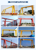 Pont roulant monopoutre MH 10 tonnes 20 tonnes 30 tonnes avec palan électrique monté sur rail