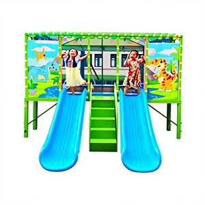 Guitarra Eléctrica Infantil, Trampolín, Palmera, Música Luminosa, Bungee, Puesto de Mercado Nocturno, Go Kart de <span class=keywords><strong>Pedales</strong></span> para Cuatro Personas, para Exteriores - Product Image 1