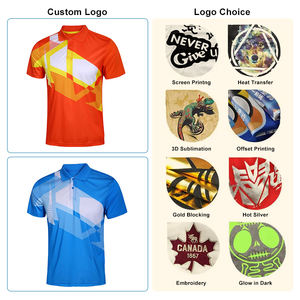 Overol de Verano Unisex de Alta Calidad con Cuello Mao, Mangas Cortas, Ecológico, Antiarrugas, con Logotipo Impreso Personalizado - Product Image 1