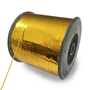 1/32 25u Anti-UV warna tinggi kecepatan m-jenis Lurex metalik benang emas