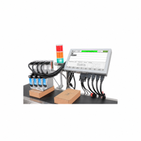 Imprimante jet d'encre thermique industrielle T400E Linux à 4 têtes pour codes de date, haute résolution, pour codes-barres GS1