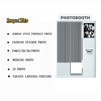 Cabina de Fotos Automática para Selfies en Bares y Discotecas, con Luz, para Fiestas y Eventos
