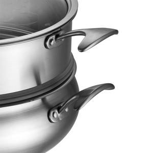 Juegos de utensilios de cocina de vapor con características ecológicas de <span class=keywords><strong>Fuxiang</strong></span>, acero inoxidable de alta calidad, 304, olla grande para sopa, olla caliente de 28cm - Product Image 4