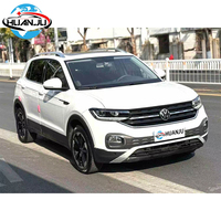Подержанный Volkswagen Tacqua 2021 года, бензиновый внедорожник VW TACQUA T-Cross с панорамной крышей, кожаными чехлами на сиденья, доступный китайский внедорожник
