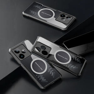 Pour Realme GT7 6 5 2 PRO <span class=keywords><strong>GT</strong></span> 7T 6T 3T Neo2 3 5 6 SE Étui magnétique à haute perméabilité anti-rayures Protection des quatre coins - Product Image 6