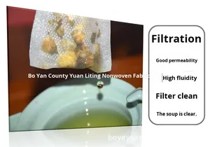 Sacchetti per Tè Sfuso Biodegradabili Usa e Getta con Filtro e Cordoncino in Tessuto Non Tessuto Prodotti per Imballaggio e Stampa - Product Image 6