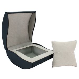 <span class=keywords><strong>Caja</strong></span> de reloj ovalada de plástico azul marino personalizada para <span class=keywords><strong>caja</strong></span> de reloj <span class=keywords><strong>Longines</strong></span> - Product Image 1