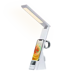 Складная Настольная лампа 10 Вт 15 Вт с быстрой зарядкой и беспроводным зарядным устройством