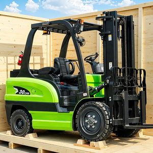 Camion de 3 tonnes homologué CE avec batterie, pneus pleins en caoutchouc et moteur AC pour usine - Product Image 6