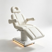Table de massage électrique chauffante de luxe pour soins du visage, lit médical, mobilier de salon de beauté, table d'extension pour massage