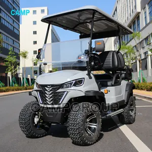 CAMP Best Quality 2+2 Seater 72V Off Road 4 Passenger Electric Golf Cart 4 Wheel Electric Club Car
