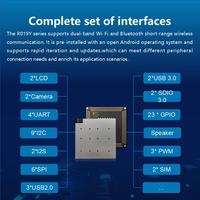 Placa Base para PC Mini ITX para Juegos con MT8371 para CPU, GPU Mali-G57, RAM LPDDR4X/LPDDR5, Wi-Fi 6 y Bluetooth 5.0