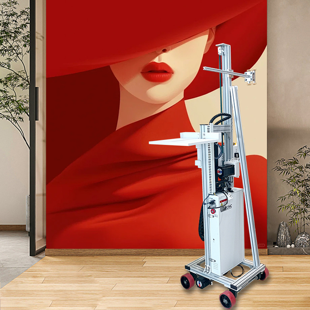 Vertical Wall Painting Machine Outdoor and Indoor Wall Printing Machine HD Precision 3D TV Background Wall Printer