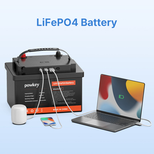 Bateria LiFePO4 12V 100Ah 1280Wh com Portas de Saída DC/USB <span class=keywords><strong>A</strong></span>/USB <span class=keywords><strong>C</strong></span>, BMS Inteligente, Proteção contra Baixa Temperatura, 3000 Ciclos para Uso Marítimo, RV e Camper - Product Image 3