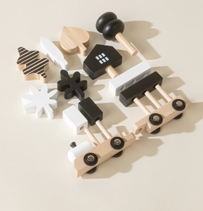 Bán Sỉ Đồ Chơi Đa Năng Bàn Hoạt Động Bằng Gỗ Có Khối Xe Lửa Đồ Chơi Bàn Vui Nhộn Cho Trẻ Mới Biết Đi L12F004 - Product Image 5