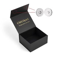 Boîte rigide pliable en carton recyclable pour emballage de luxe de vêtements de boutique